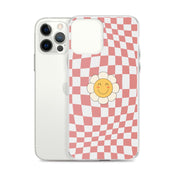 Happy Flower PINK | Clear Case for iPhone® - Sunday Golden