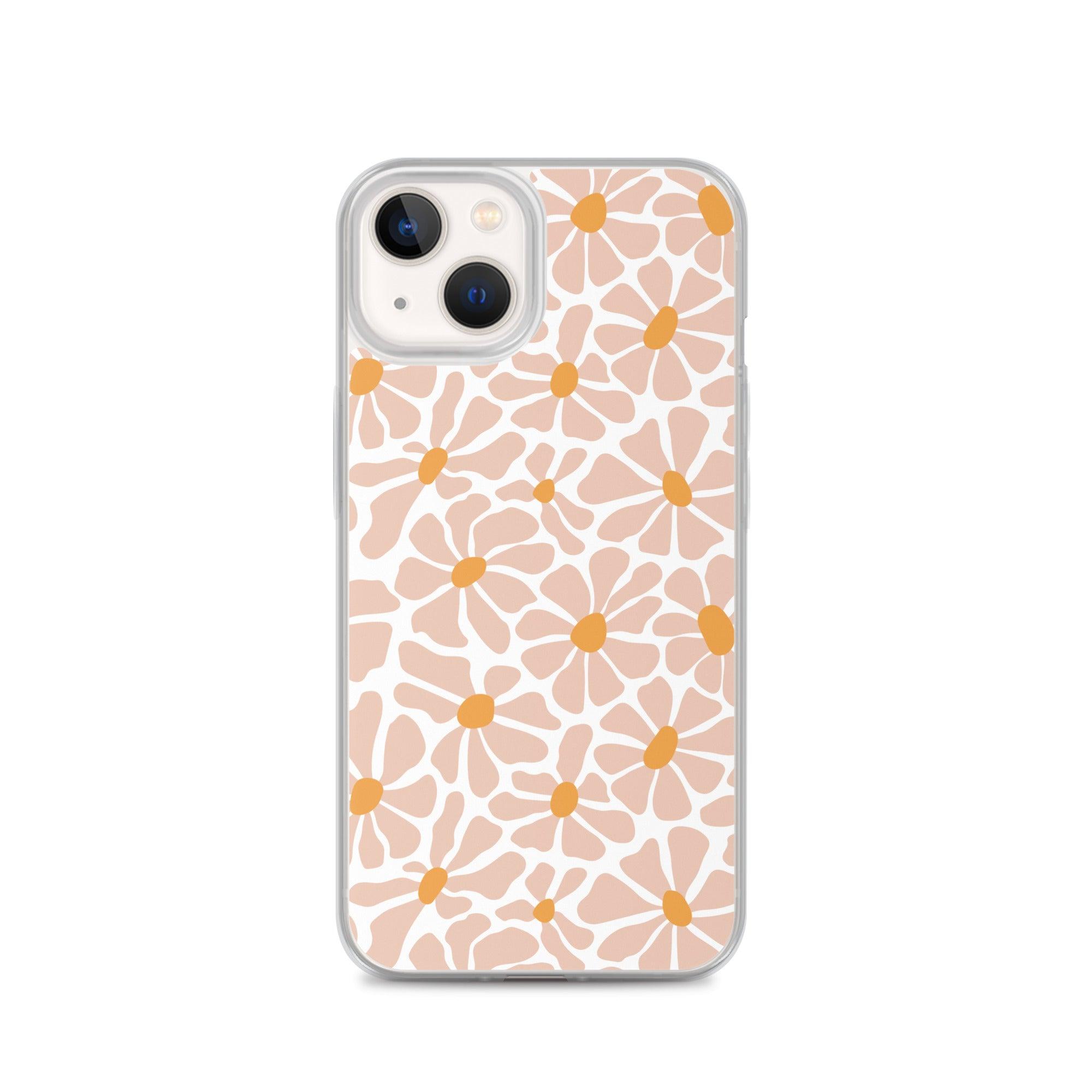 Groovy Flower PINK | Clear Case for iPhone® - Sunday Golden