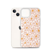 Groovy Flower PINK | Clear Case for iPhone® - Sunday Golden