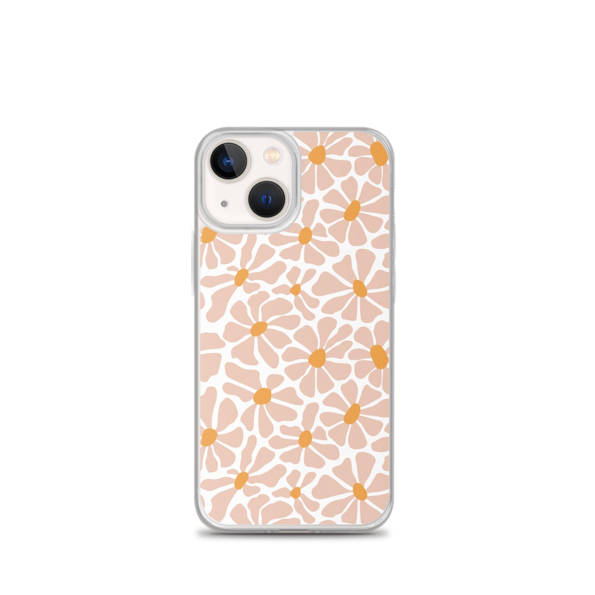 Groovy Flower PINK | Clear Case for iPhone® - Sunday Golden