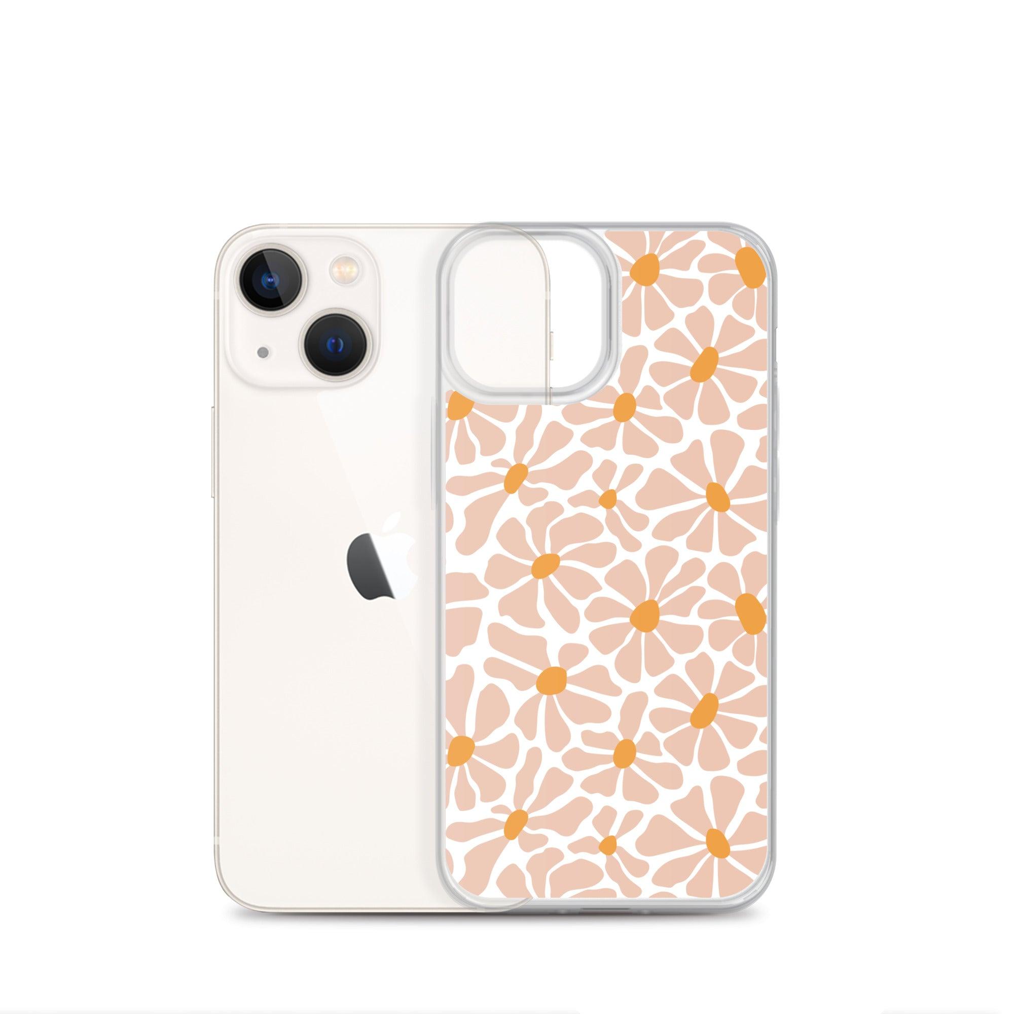 Groovy Flower PINK | Clear Case for iPhone® - Sunday Golden