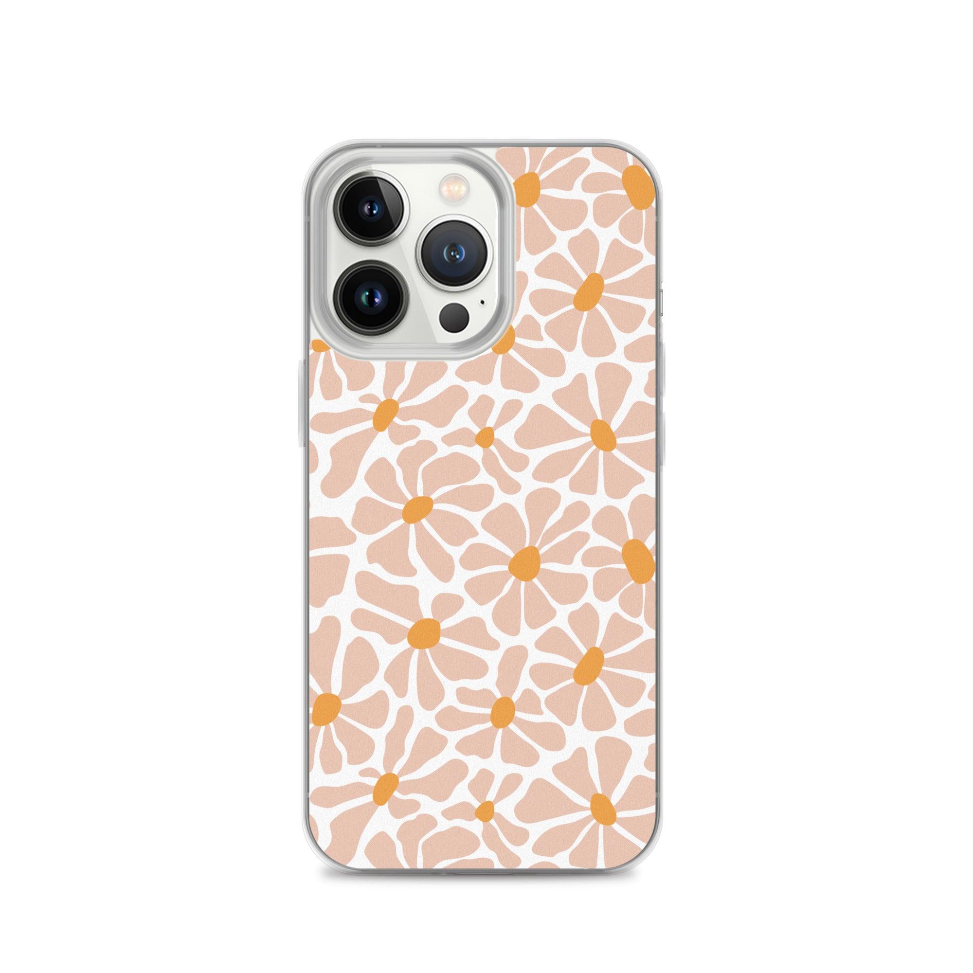 Groovy Flower PINK | Clear Case for iPhone® - Sunday Golden