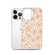 Groovy Flower PINK | Clear Case for iPhone® - Sunday Golden