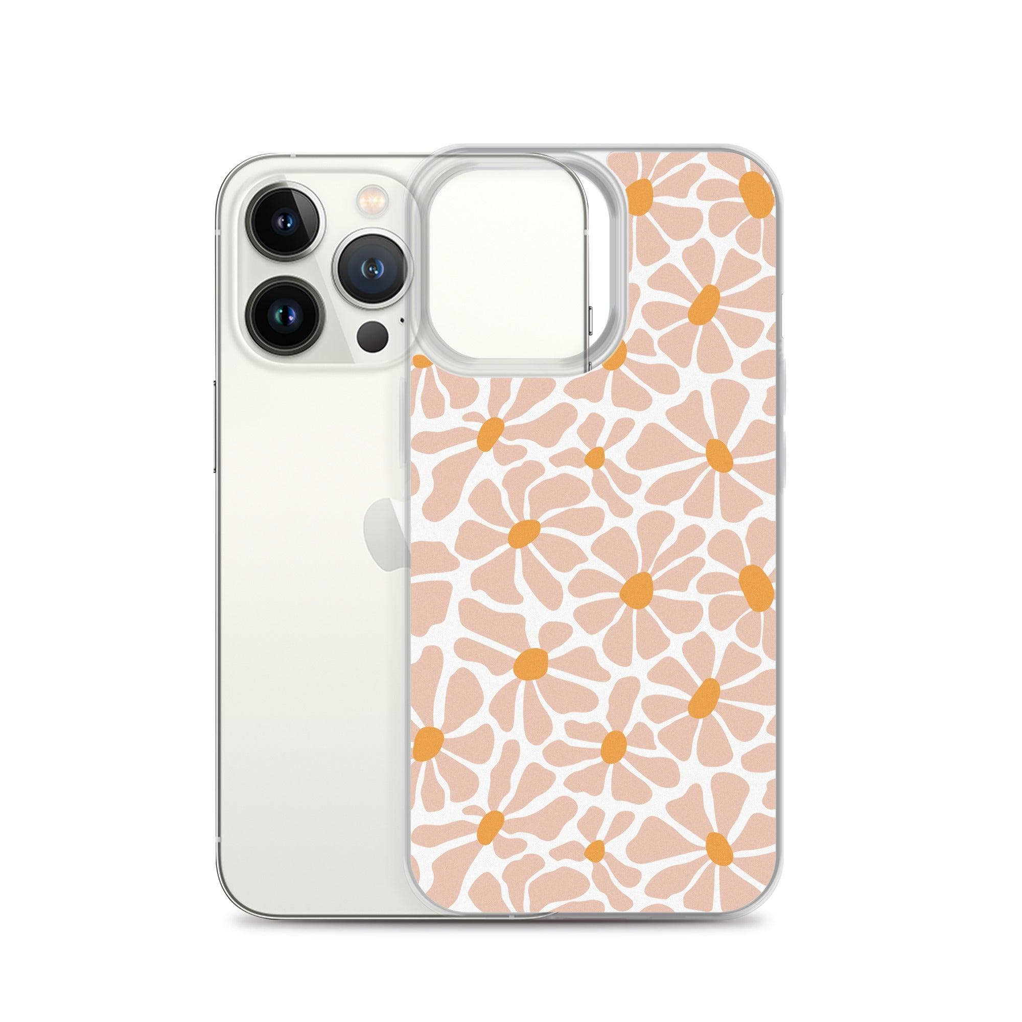 Groovy Flower PINK | Clear Case for iPhone® - Sunday Golden