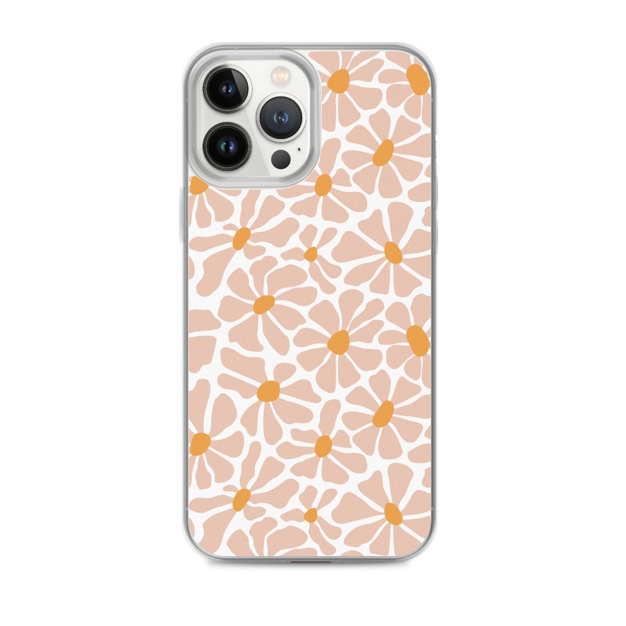 Groovy Flower PINK | Clear Case for iPhone® - Sunday Golden