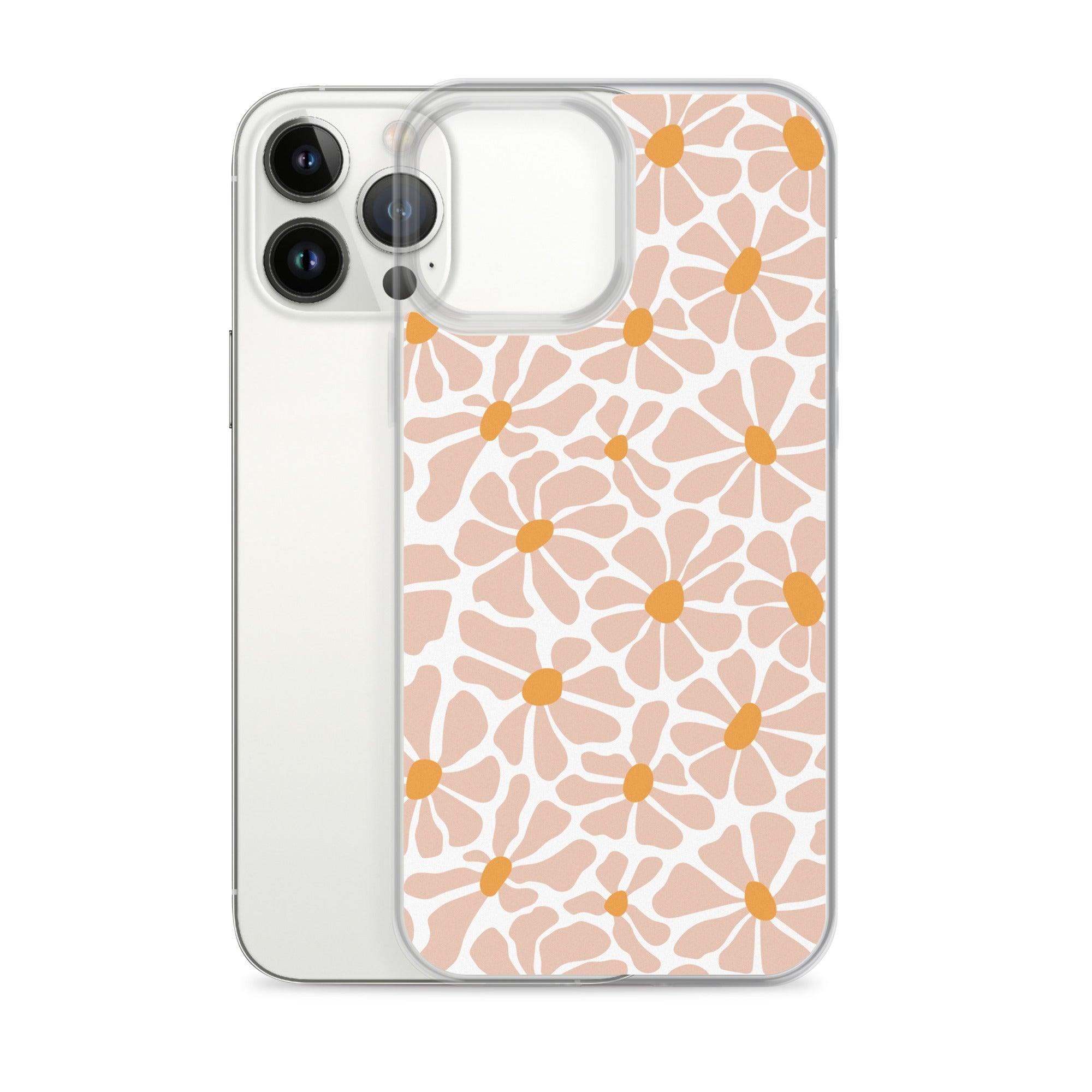 Groovy Flower PINK | Clear Case for iPhone® - Sunday Golden