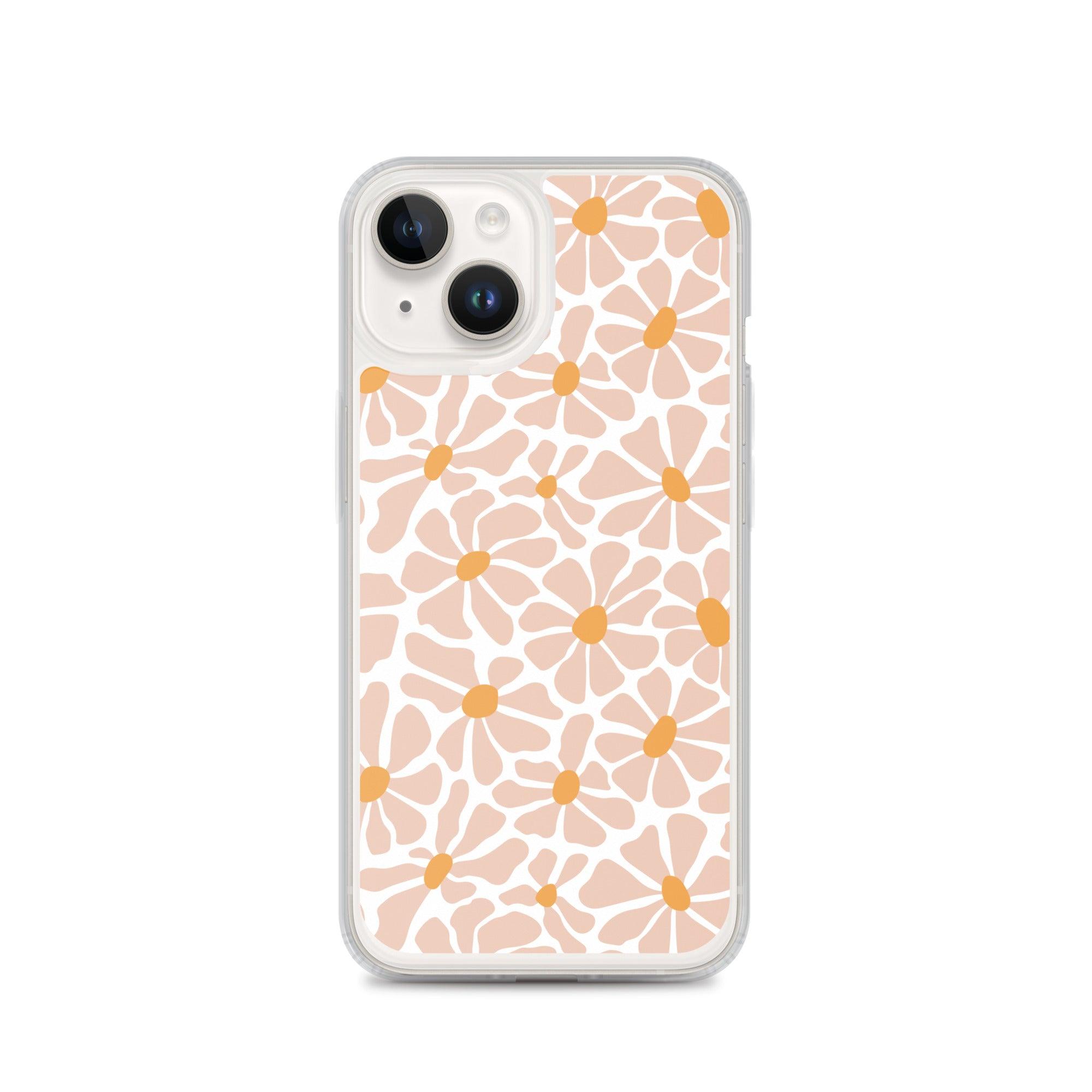 Groovy Flower PINK | Clear Case for iPhone® - Sunday Golden