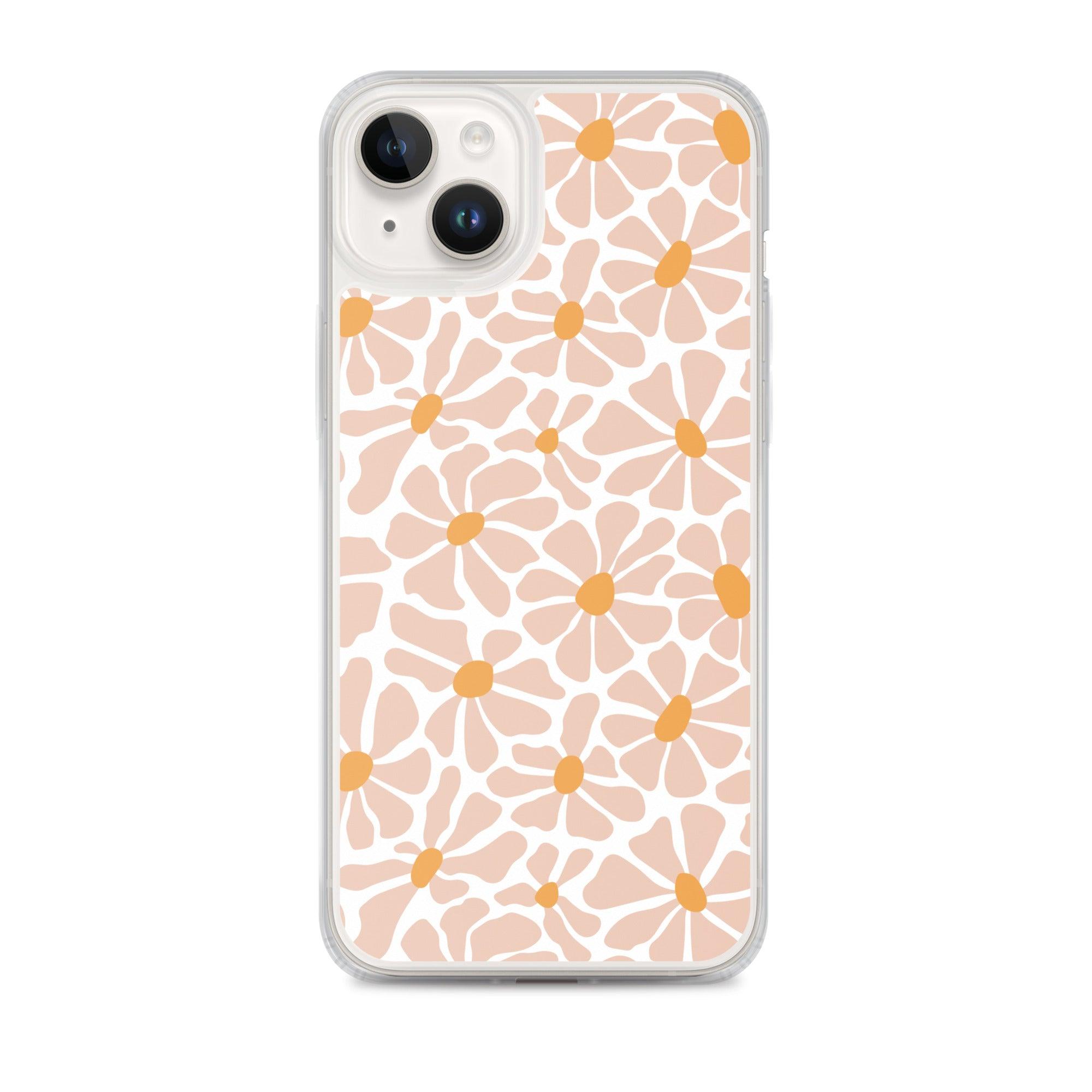 Groovy Flower PINK | Clear Case for iPhone® - Sunday Golden