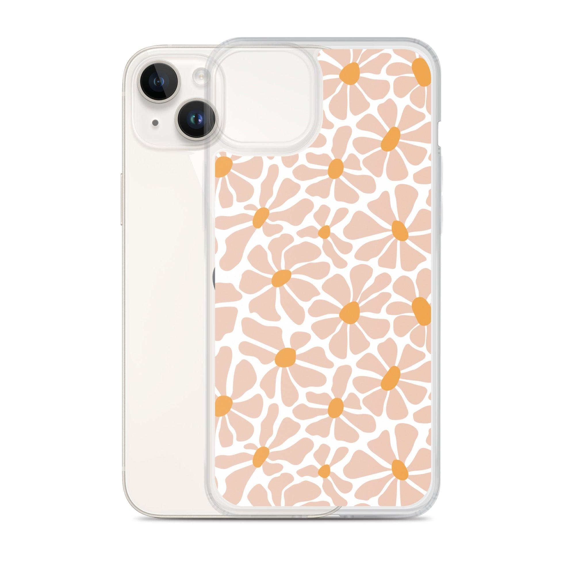 Groovy Flower PINK | Clear Case for iPhone® - Sunday Golden