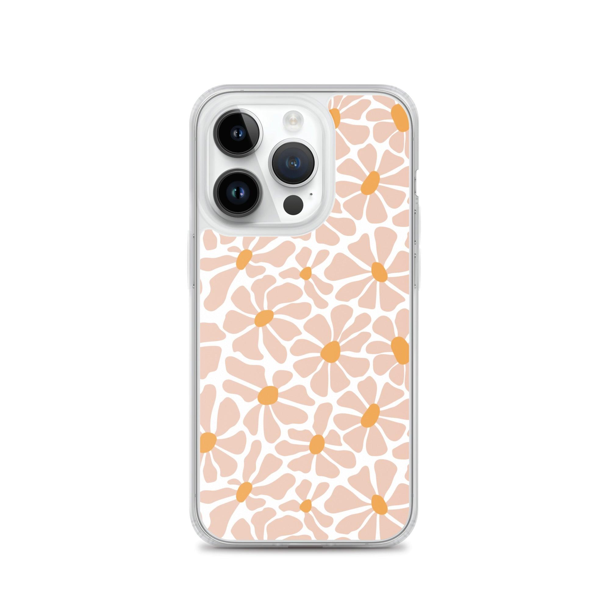 Groovy Flower PINK | Clear Case for iPhone® - Sunday Golden