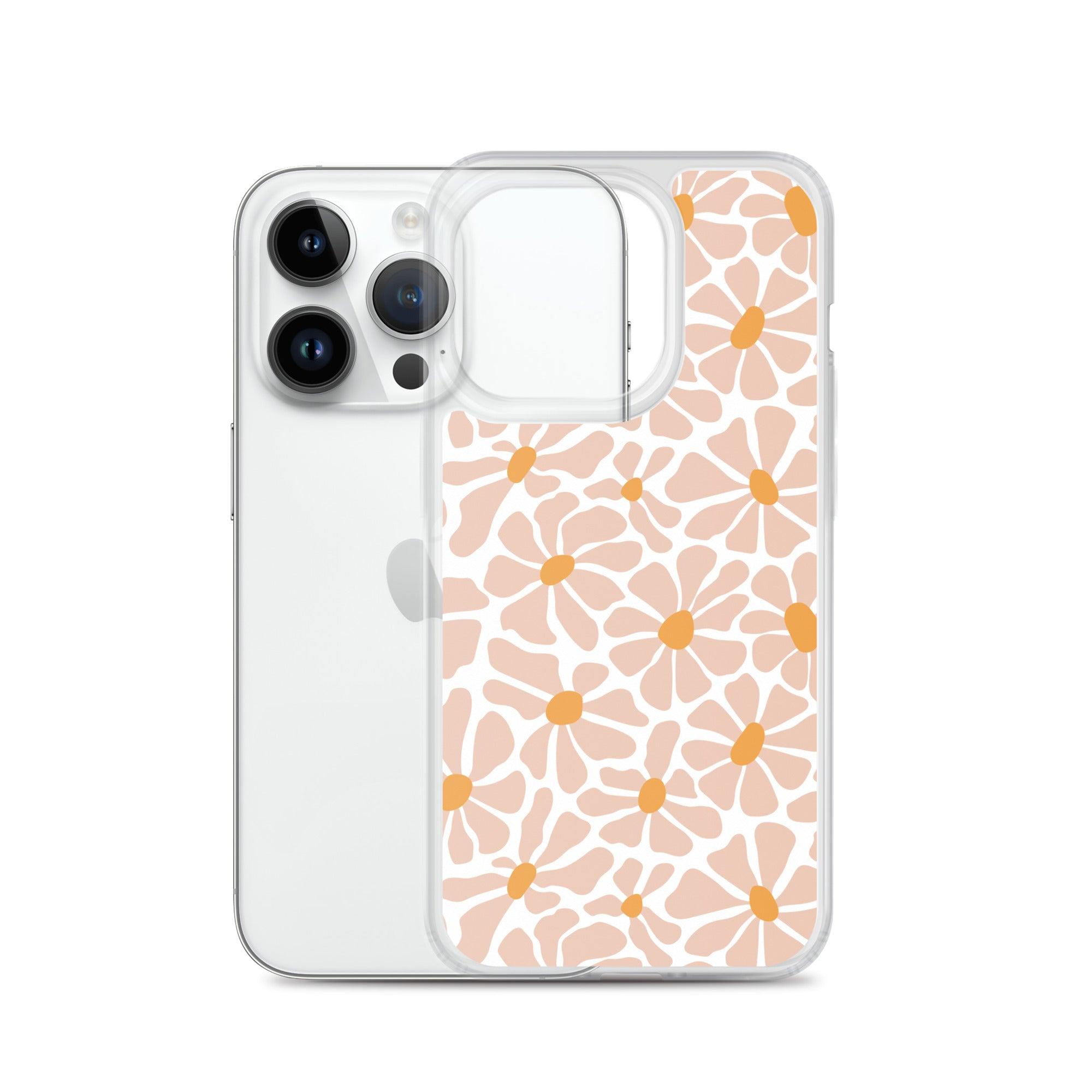 Groovy Flower PINK | Clear Case for iPhone® - Sunday Golden