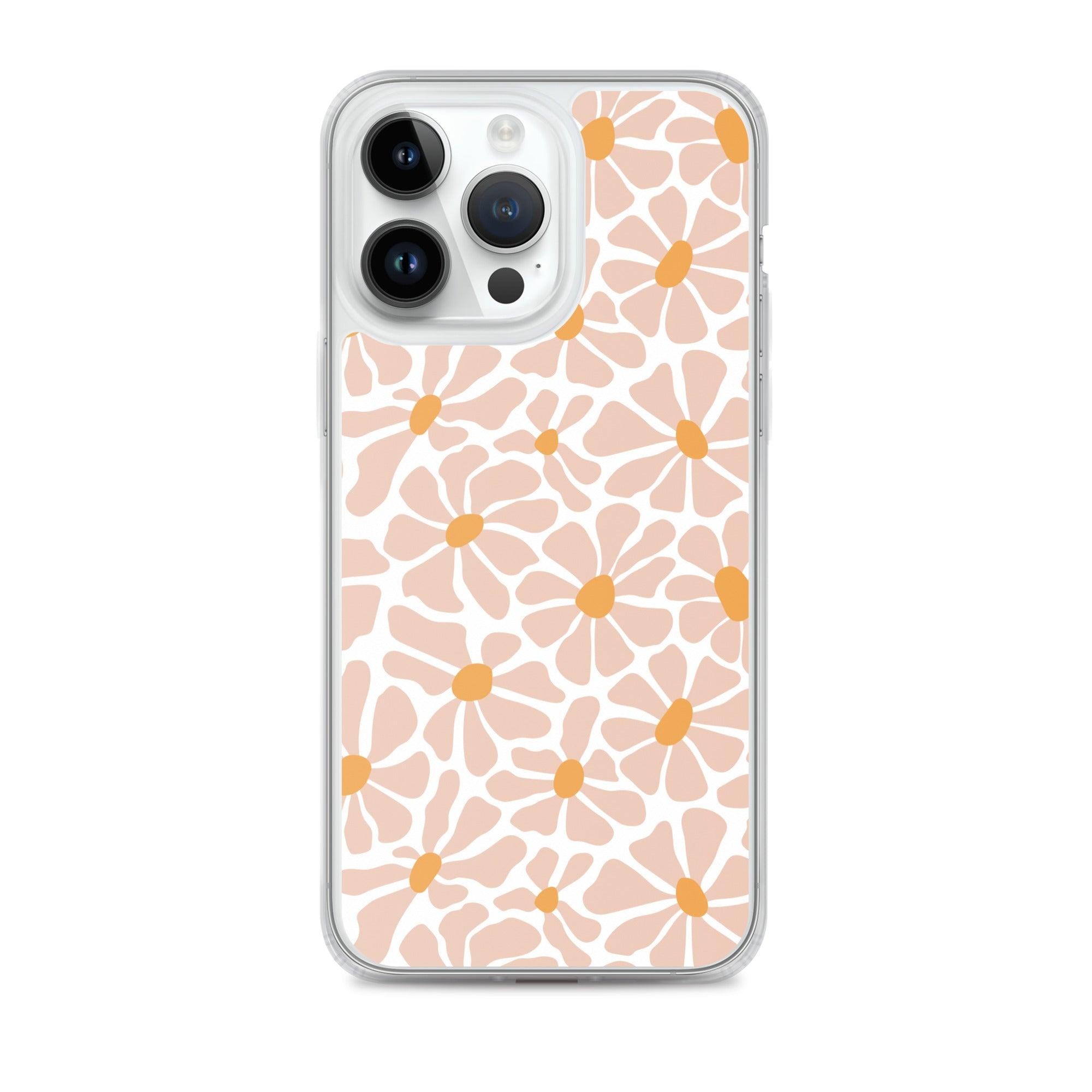 Groovy Flower PINK | Clear Case for iPhone® - Sunday Golden