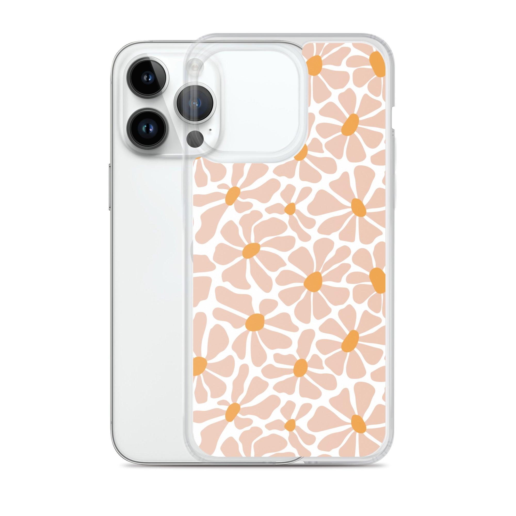 Groovy Flower PINK | Clear Case for iPhone® - Sunday Golden