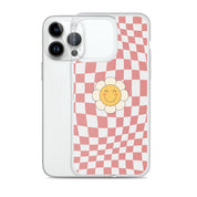 Happy Flower PINK | Clear Case for iPhone® - Sunday Golden