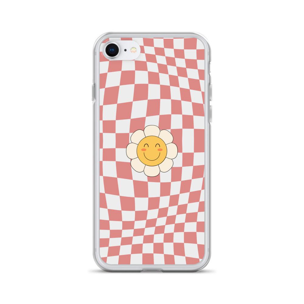 Happy Flower PINK | Clear Case for iPhone® - Sunday Golden