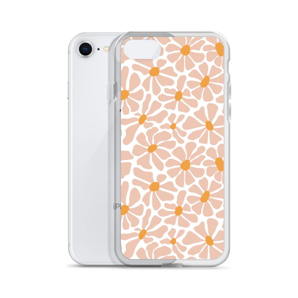 Groovy Flower PINK | Clear Case for iPhone® - Sunday Golden