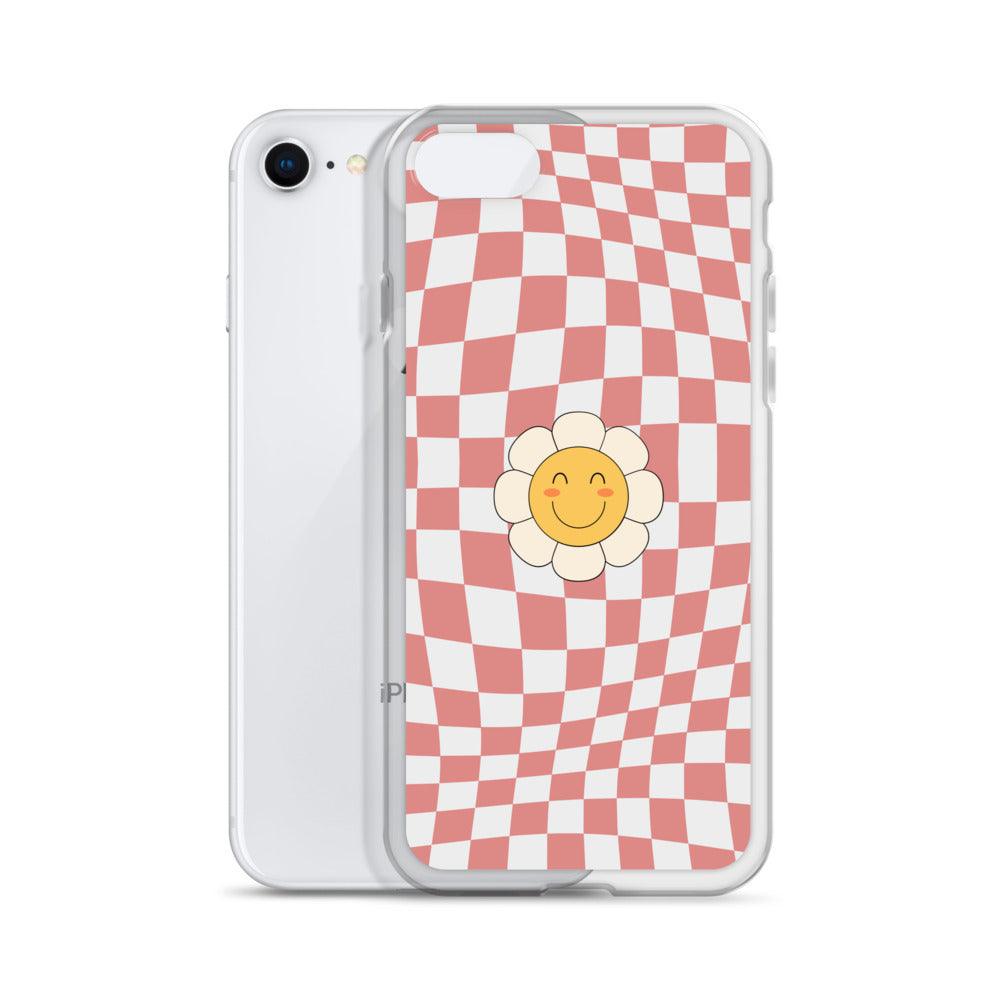 Happy Flower PINK | Clear Case for iPhone® - Sunday Golden