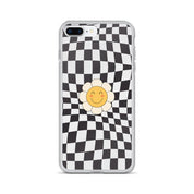 Happy Flower BLACK | Clear Case for iPhone® - Sunday Golden
