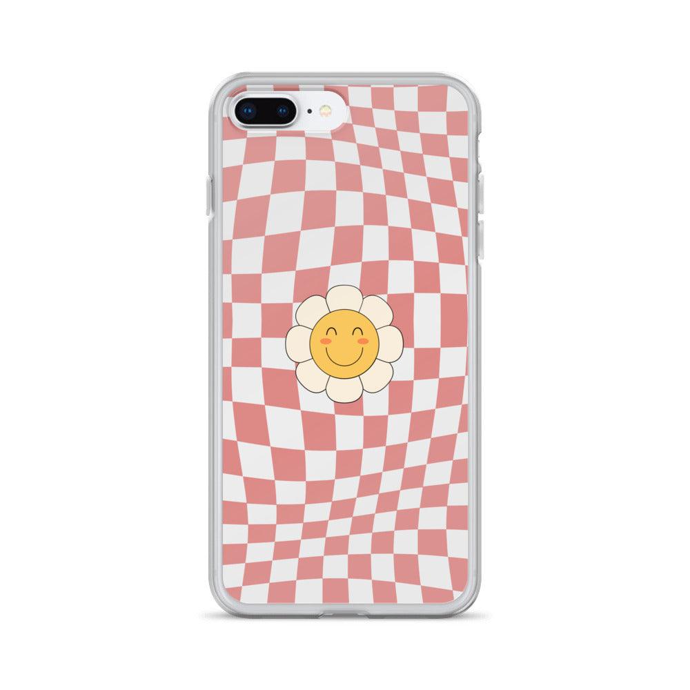 Happy Flower PINK | Clear Case for iPhone® - Sunday Golden
