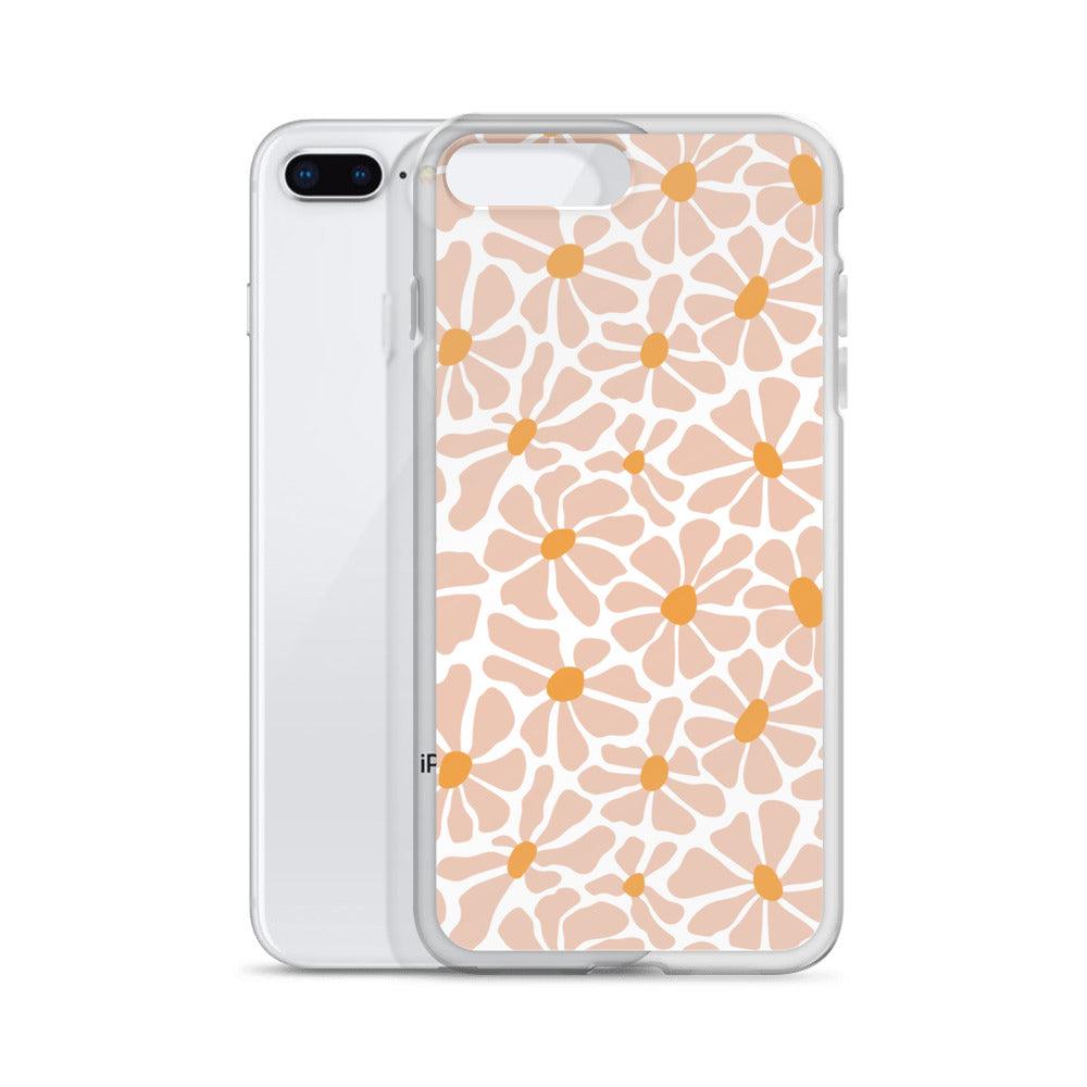 Groovy Flower PINK | Clear Case for iPhone® - Sunday Golden