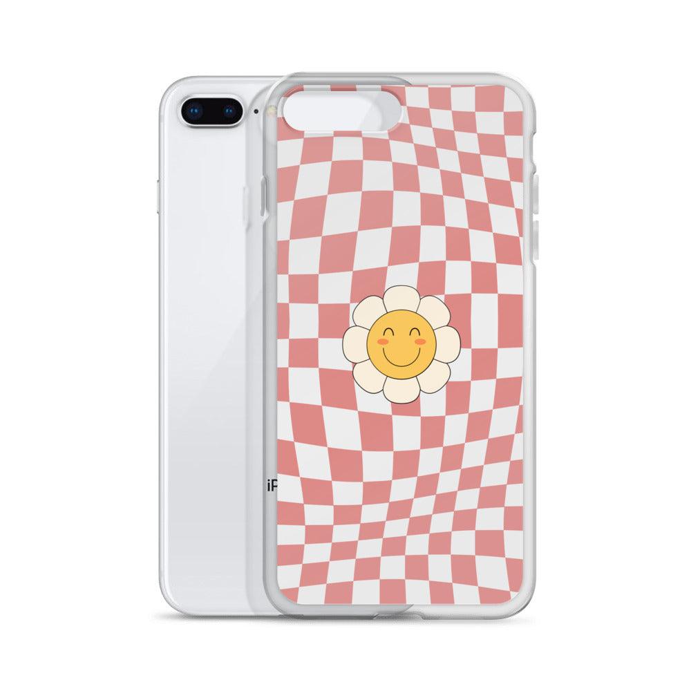 Happy Flower PINK | Clear Case for iPhone® - Sunday Golden