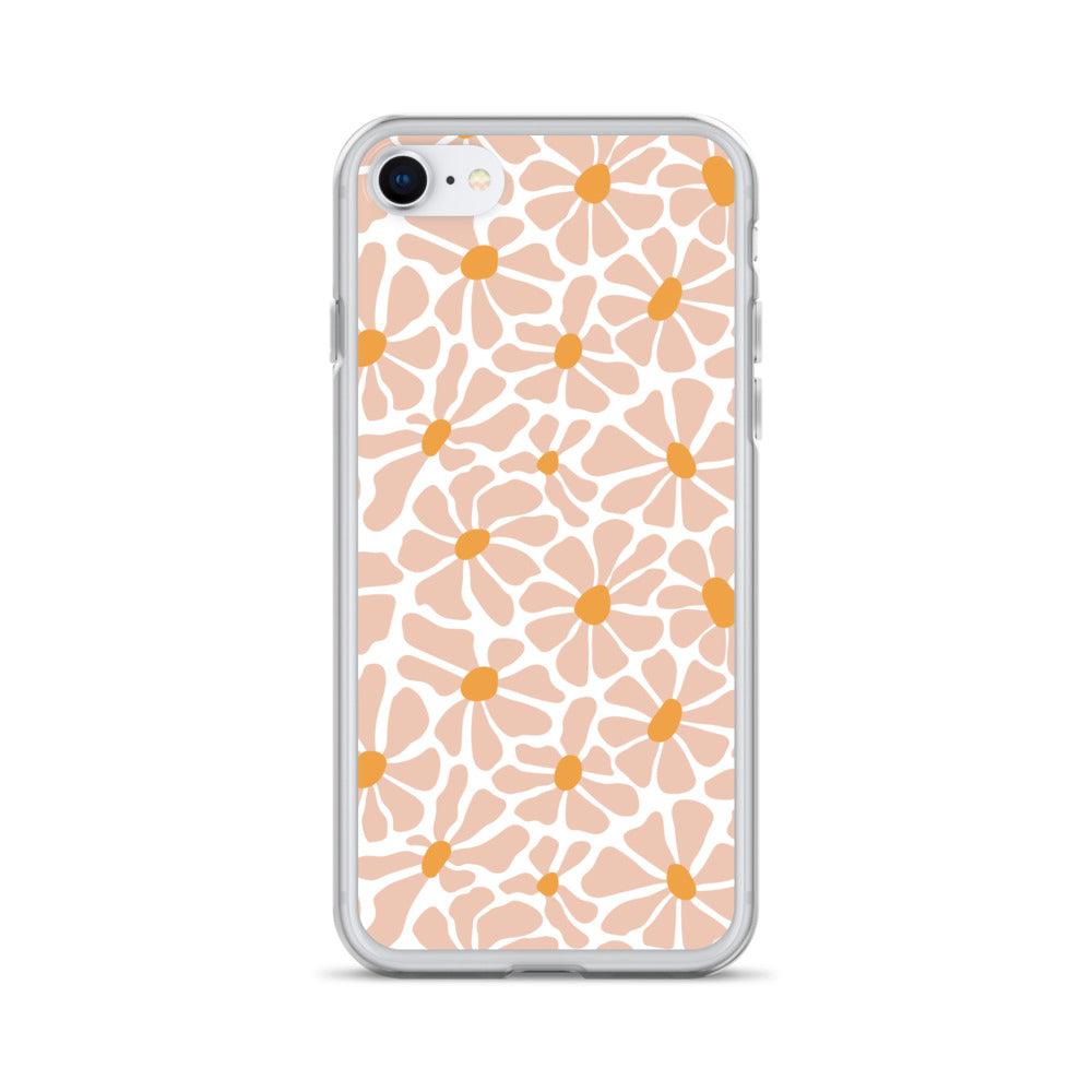 Groovy Flower PINK | Clear Case for iPhone® - Sunday Golden