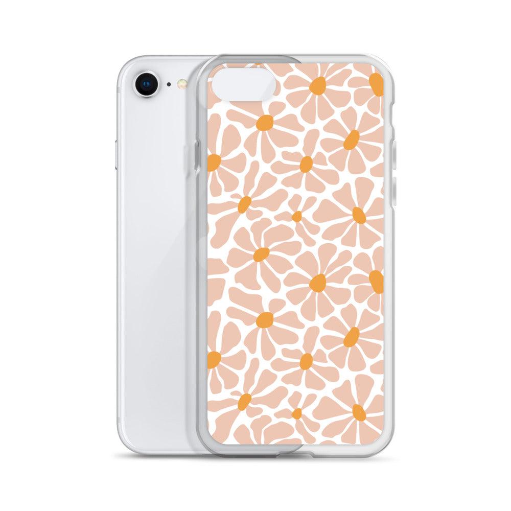 Groovy Flower PINK | Clear Case for iPhone® - Sunday Golden