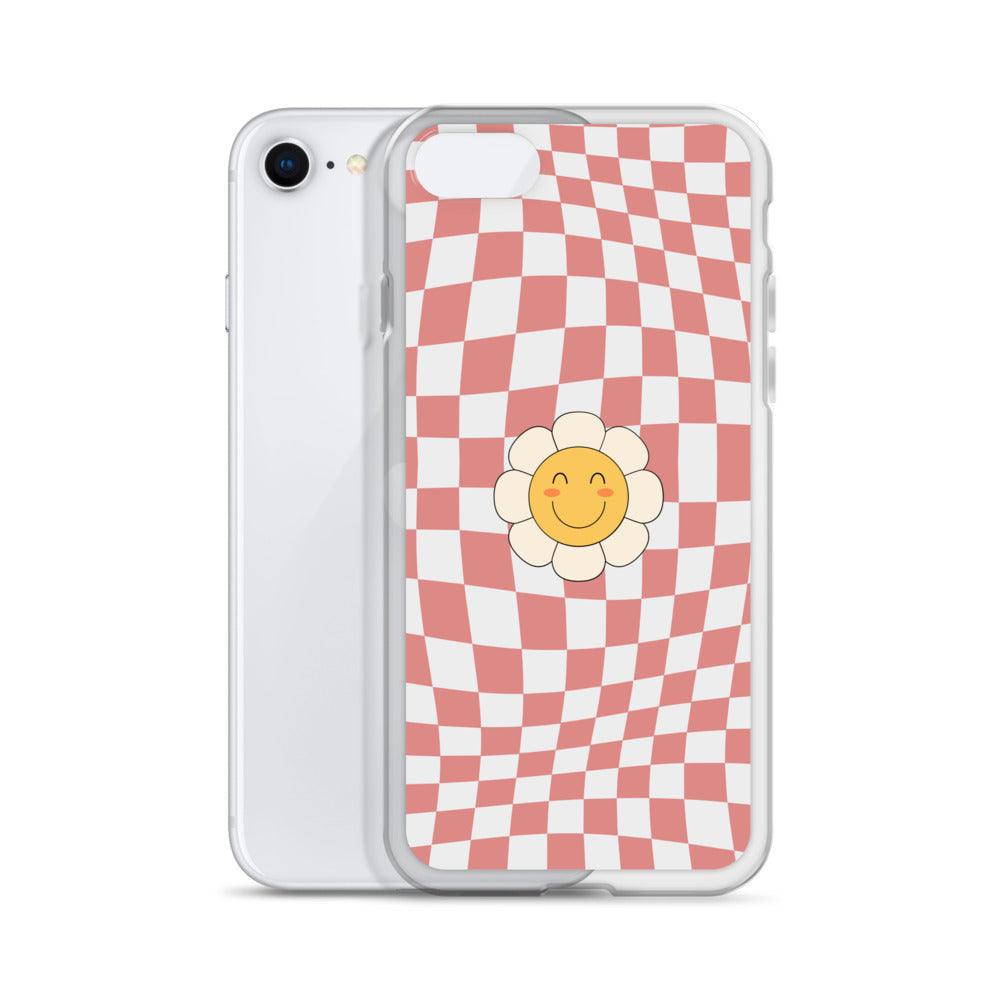 Happy Flower PINK | Clear Case for iPhone® - Sunday Golden