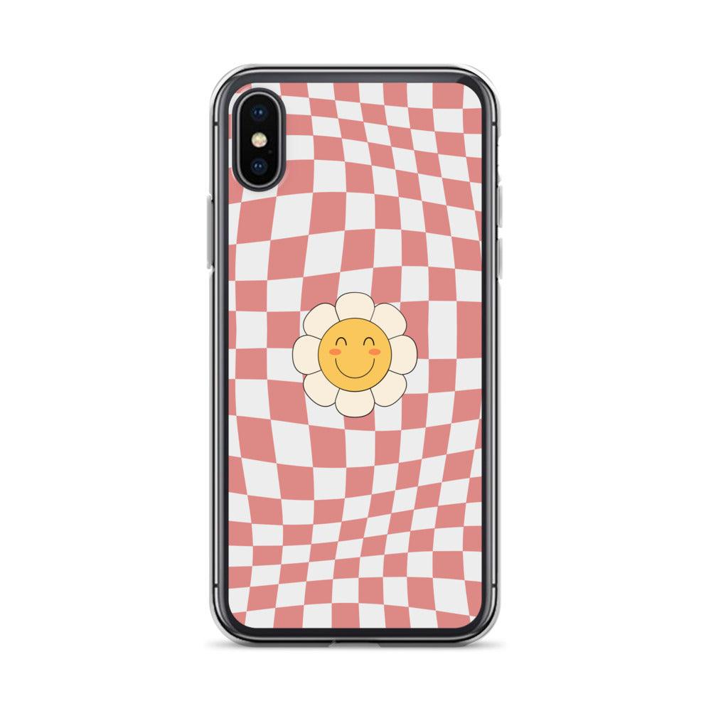 Happy Flower PINK | Clear Case for iPhone® - Sunday Golden