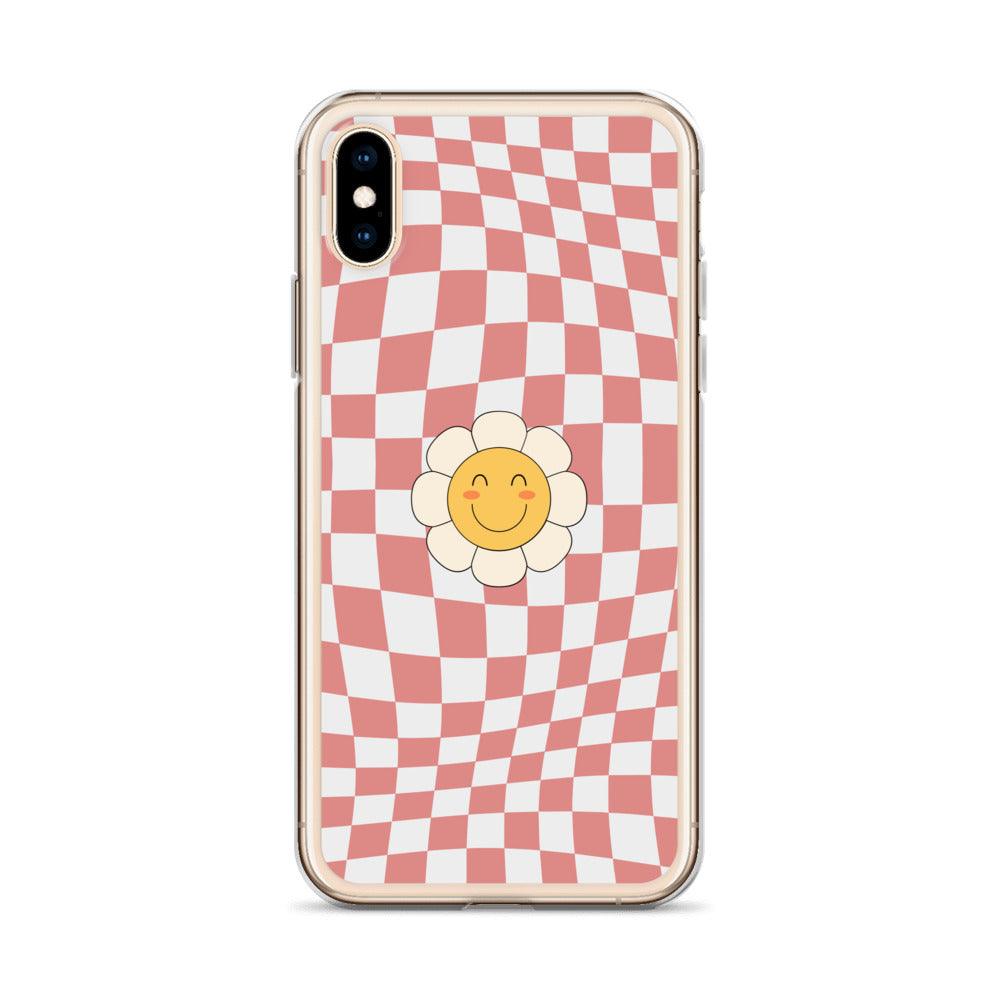Happy Flower PINK | Clear Case for iPhone® - Sunday Golden