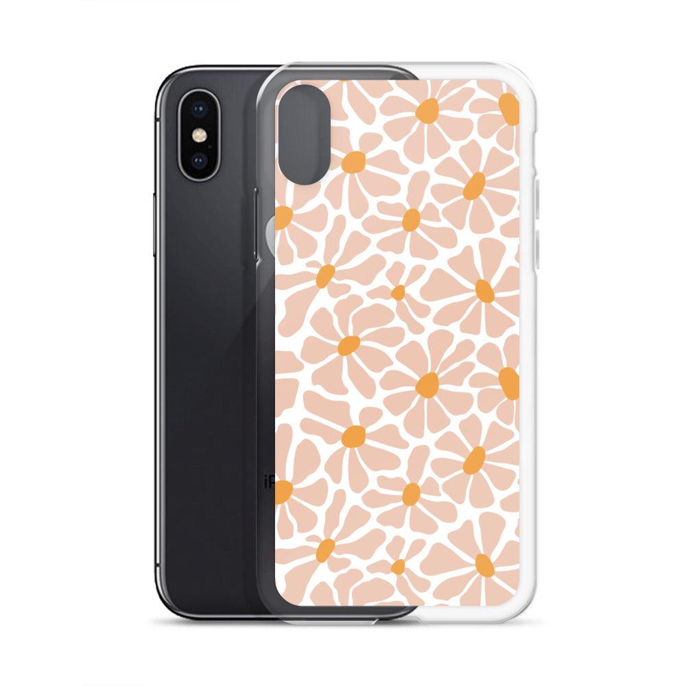 Groovy Flower PINK | Clear Case for iPhone® - Sunday Golden