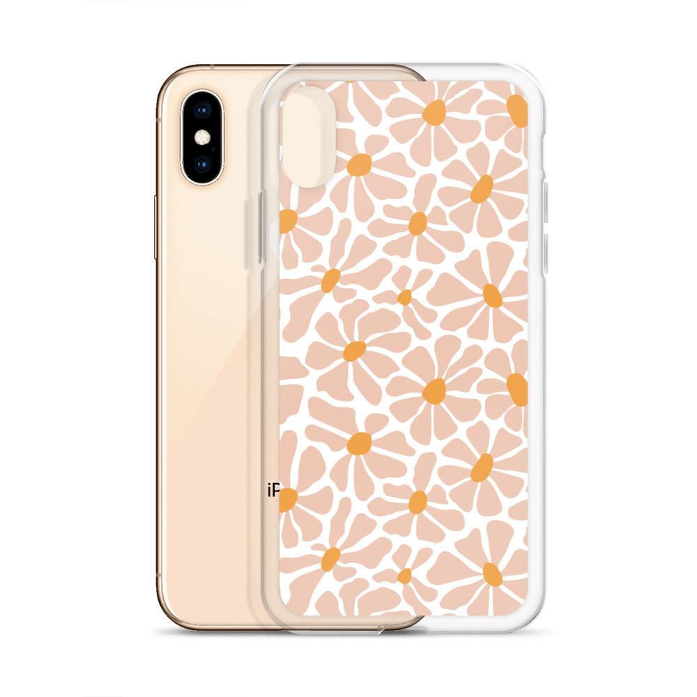 Groovy Flower PINK | Clear Case for iPhone® - Sunday Golden