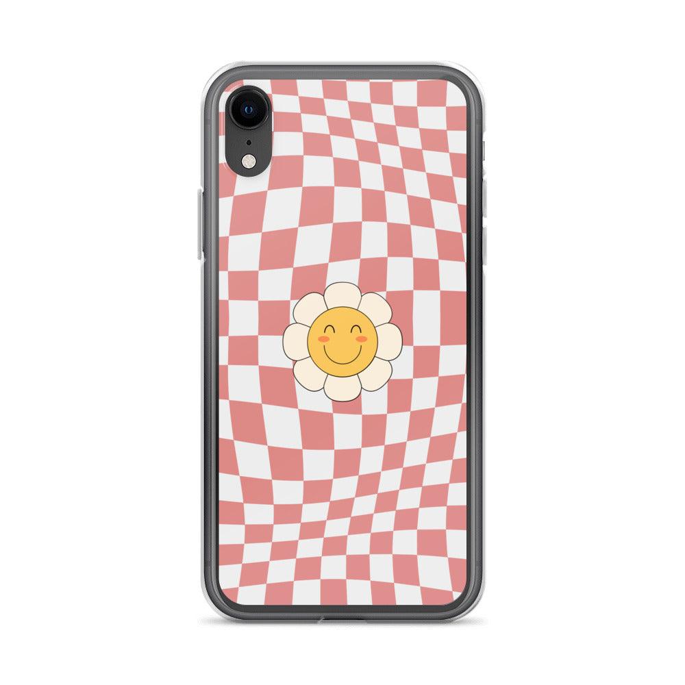 Happy Flower PINK | Clear Case for iPhone® - Sunday Golden