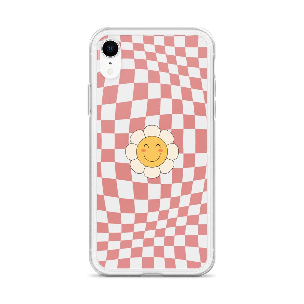 Happy Flower PINK | Clear Case for iPhone® - Sunday Golden