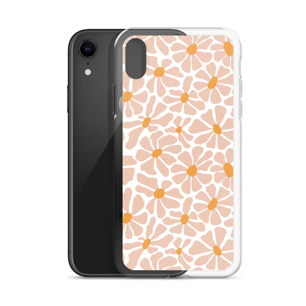 Groovy Flower PINK | Clear Case for iPhone® - Sunday Golden