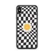 Happy Flower BLACK | Clear Case for iPhone® - Sunday Golden