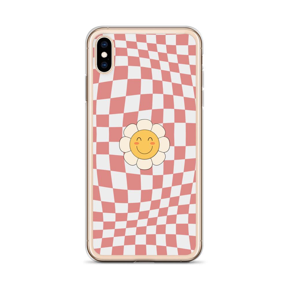 Happy Flower PINK | Clear Case for iPhone® - Sunday Golden