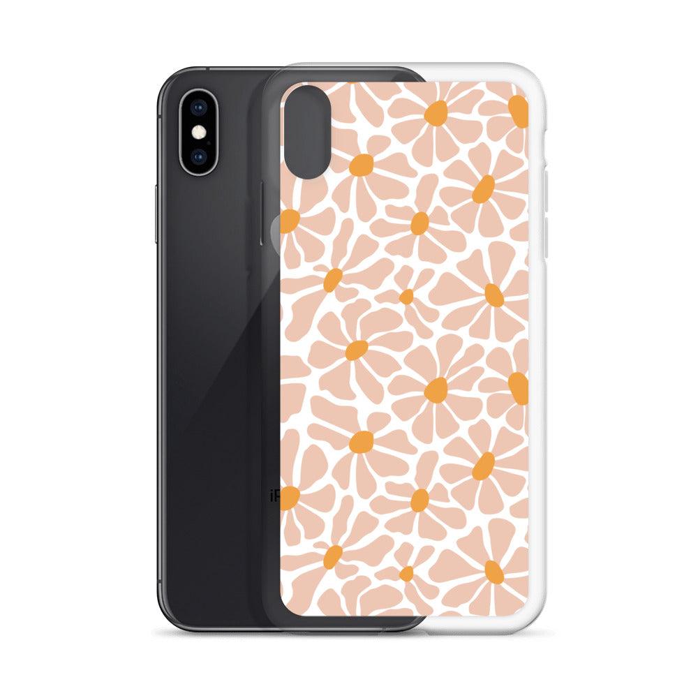 Groovy Flower PINK | Clear Case for iPhone® - Sunday Golden