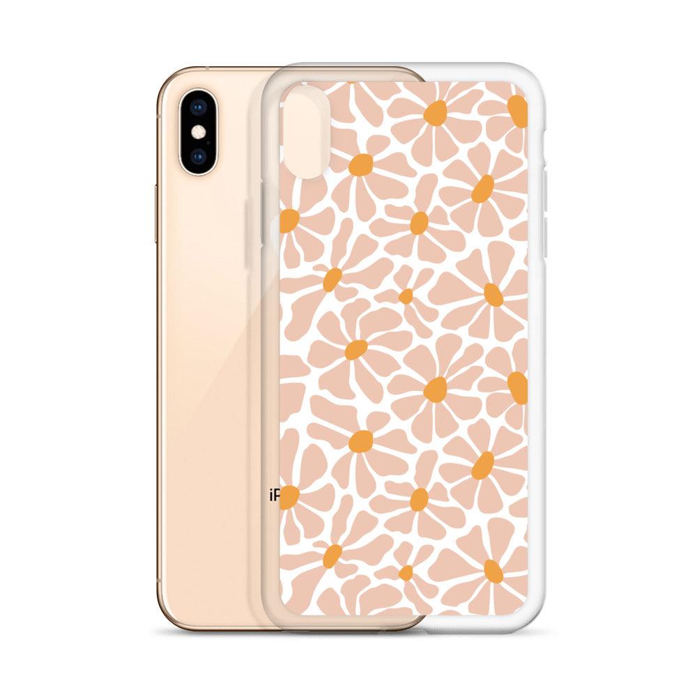 Groovy Flower PINK | Clear Case for iPhone® - Sunday Golden