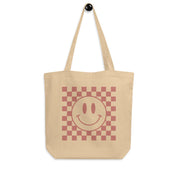 Groovy Smile | Organic Cotton Eco Tote Bag - Sunday Golden