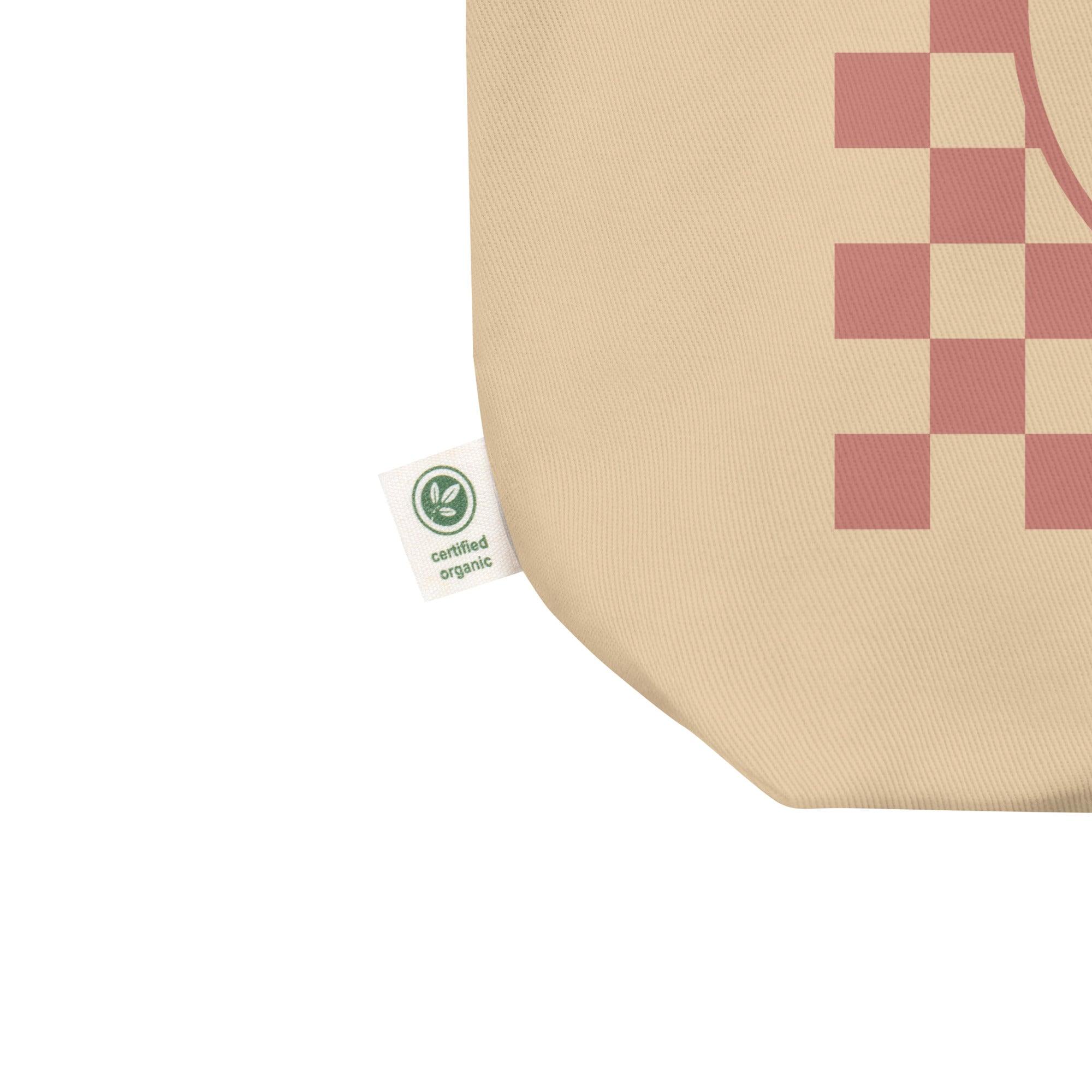 Groovy Smile | Organic Cotton Eco Tote Bag - Sunday Golden